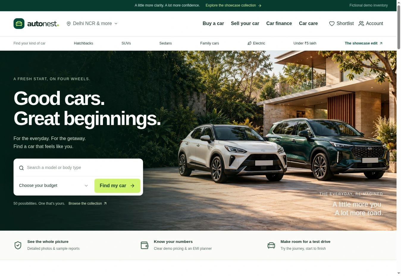 Auto demo store