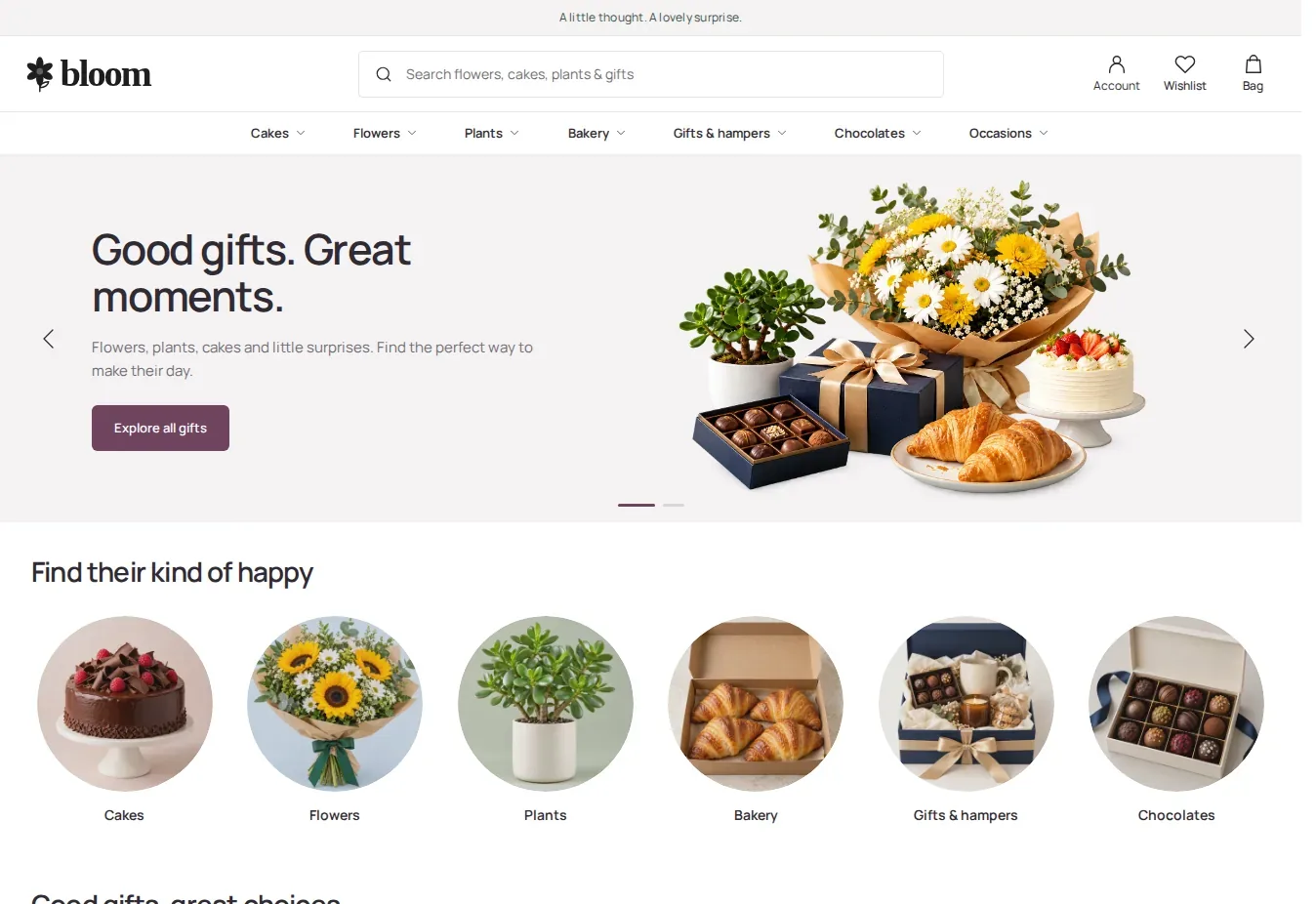 Bloom demo store