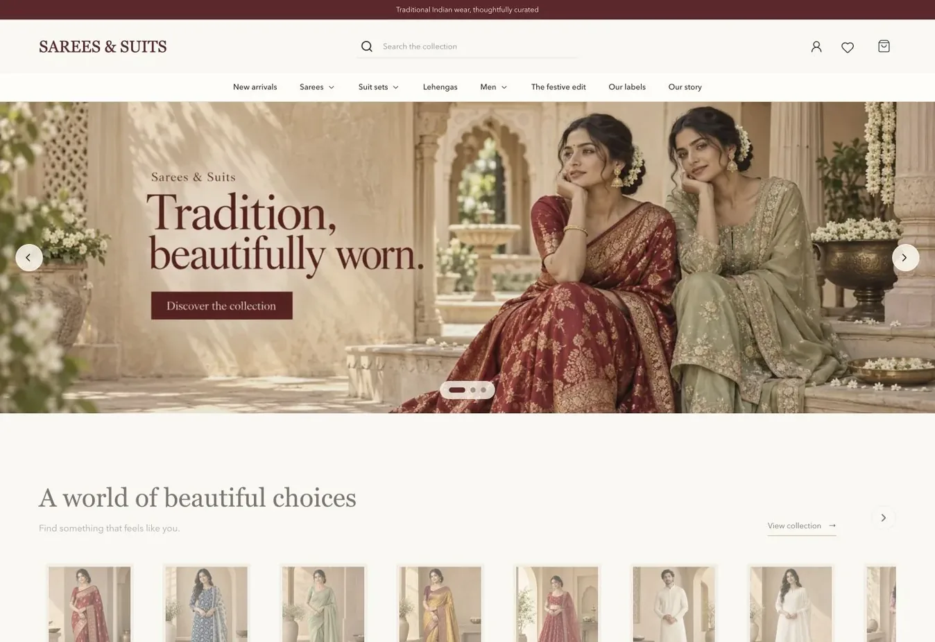 Silk demo store